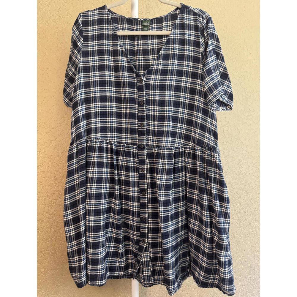 Large Plaid Dress